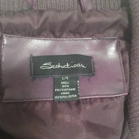 Spring bomber jacket. Seductions. Size US L. Purple. Used, very good condition. - Picture 3 of 10